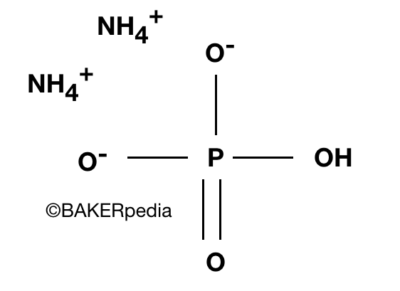 磷酸氢二铵分子