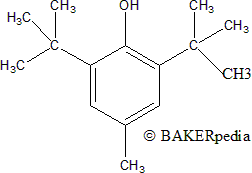 BHT化学结构
